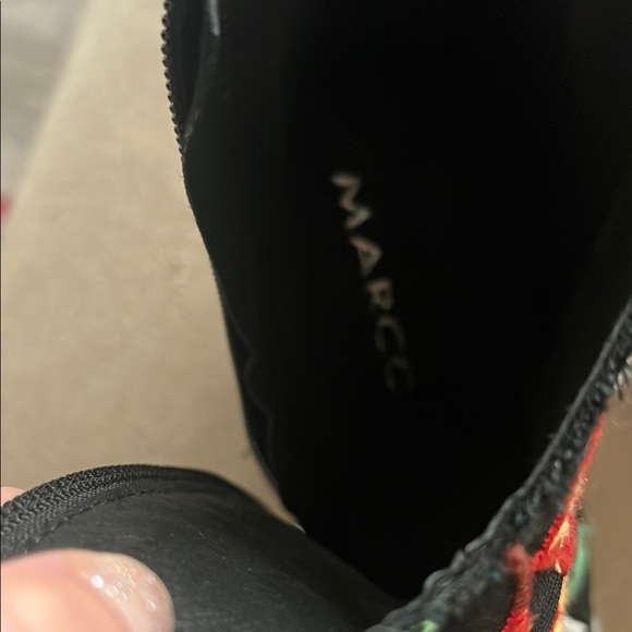 Floral Embroidered Heeled Boots - Picture 4 of 5